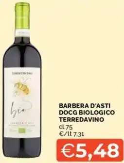 Mercatò Barbera d'asti docg biologico terredavino offerta