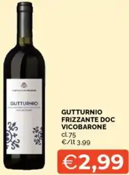 Mercatò Gutturnio frizzante doc vicobarone offerta