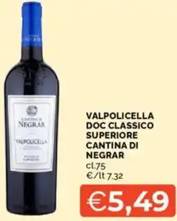 Mercatò Valpolicella doc classico superiore cantina di negrar offerta