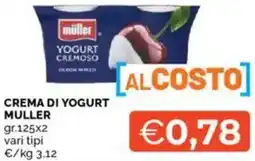 Mercatò Crema di yogurt muller offerta