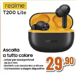 Ipercoop realme T200 Lite offerta