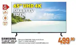 Ipercoop SAMSUNG TV LED 65" UHD 4K UE65CU7090UXZT offerta