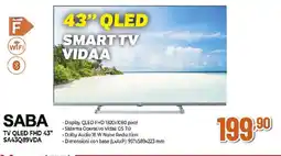 Ipercoop SABA TV QLED FHD 43" SA43Q89VDA offerta