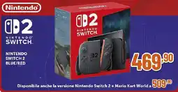 Ipercoop Nintendo switch 2 blue/red offerta