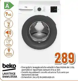 Ipercoop beko LAVATRICE BMWU3721A offerta