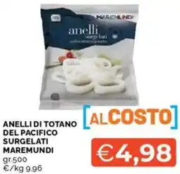 Mercatò Anelli di totano del pacifico surgelati MAREMUNDI offerta
