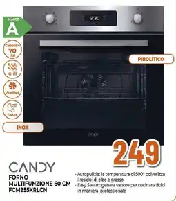 Ipercoop CANDY FORNO MULTIFUNZIONE 60 CM FCM955XRLCN offerta