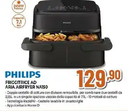 Ipercoop PHILIPS FRIGGITRICE AD ARIA AIRFRYER NA150 offerta