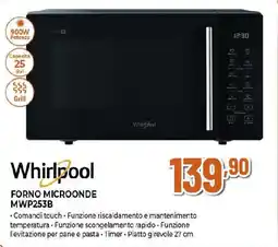 Ipercoop Whirlpool FORNO MICROONDE MWP253B offerta