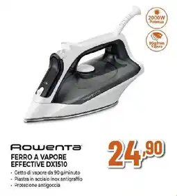 Ipercoop Rowenta FERRO A VAPORE EFFECTIVE DX1510 offerta