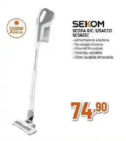 Ipercoop SEKOM SCOPA RIC. S/SACCO SCS663C offerta