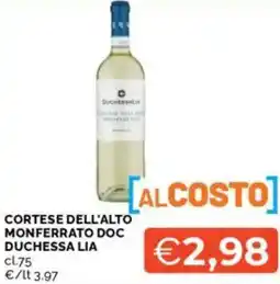 Mercatò Cortese dell'alto monferrato doc duchessa lia offerta