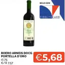 Mercatò Roero arneis docg portella d'oro offerta