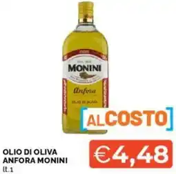 Mercatò Olio di oliva anfora MONINI offerta
