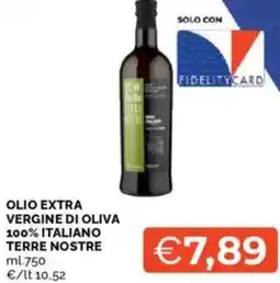 Mercatò Olio extra vergine di oliva 100% italiano TERRE NOSTRE offerta