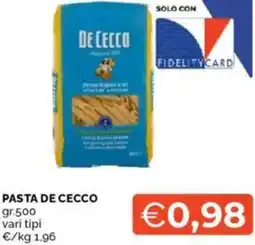 Mercatò Pasta DE CECCO offerta