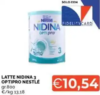 Mercatò Latte nidina 3 optipro NESTLÉ offerta