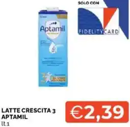 Mercatò Latte crescita 3 APTAMIL offerta