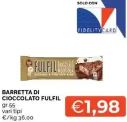 Mercatò Barretta di cioccolato FULFIL offerta