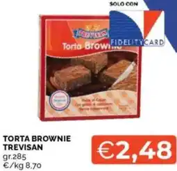 Mercatò Torta brownie TREVISAN offerta