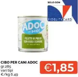 Mercatò Cibo per cani ADOC offerta