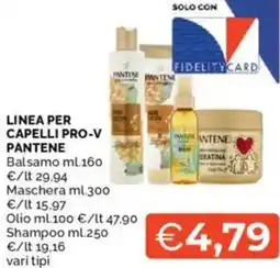 Mercatò Linea per capelli pro-v PANTENE offerta