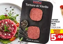 Iperal Tartare di vitello INDAL offerta