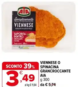 Iperal Viennese o spinacina grancroccante AIA offerta