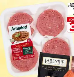 Iperal Hamburger di pollo e tacchino AMADORI offerta
