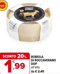 Iperal Robiola di roccaverano dop all'etto offerta