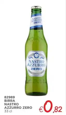 Zona Birra nastro azzurro zero offerta