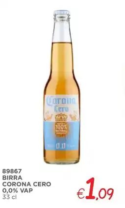 Zona Birra corona cero 0,0% vap offerta