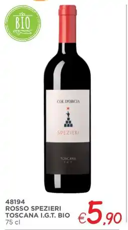 Zona Rosso spezieri toscana i.g.t. bio offerta