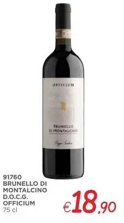 Zona Brunello di montalcino d.o.c.g. officium offerta