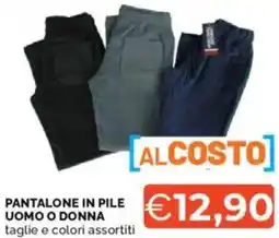 Mercatò Pantalone in pile uomo o donna offerta