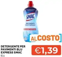Mercatò Detergente per pavimenti blu express SMAC offerta