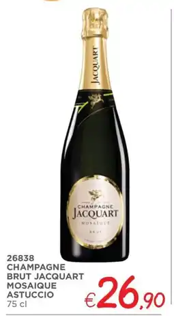 Zona Champagne brut jacquart mosaique astuccio offerta