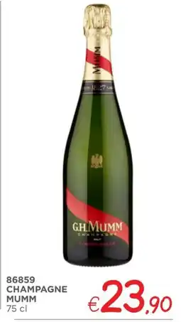 Zona Champagne mumm offerta