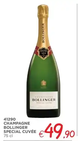 Zona Champagne bollinger special cuvée offerta