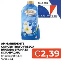 Mercatò Ammorbidente concentrato fresca rugiada spuma di sciampagna offerta