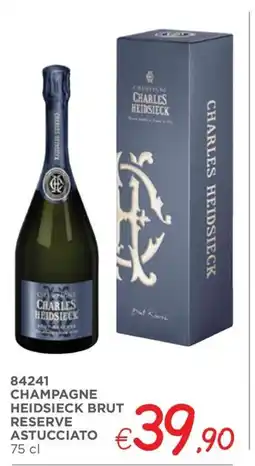 Zona Champagne heidsieck brut reserve astucciato offerta