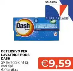 Mercatò Detersivo per lavatrice pods Dash offerta