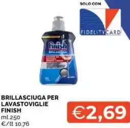 Mercatò Brillasciuga per lavastoviglie FINISH offerta