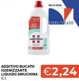 Mercatò Additivo bucato igienizzante liquido AMUCHINA offerta