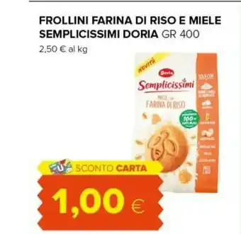 Tigre Doria frollini farina di riso e offerta