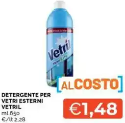 Mercatò Detergente per vetri esterni Vetril offerta
