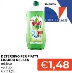 Mercatò Detersivo per piatti liquido NELSEN offerta