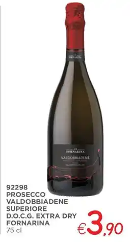 Zona Prosecco valdobbiadene superiore d.o.c.g. extra dry fornarina offerta