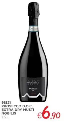 Zona Prosecco d.o.c. extra dry musti nobilis offerta