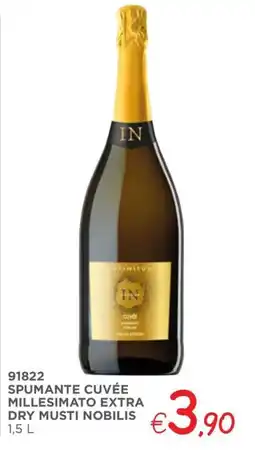 Zona Spumante cuvée millesimato extra dry musti nobilis offerta